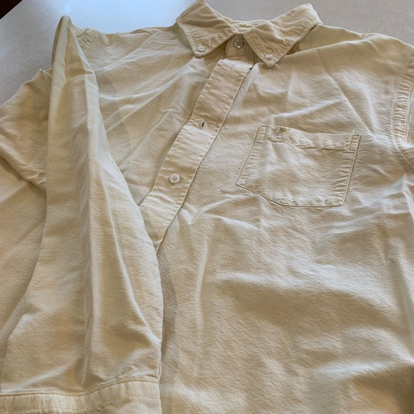 Mossimo Yellow Casual Button-Down Shirt - Picture 2 of 5